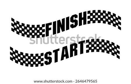 Race flag background. Checkered flag. Black and white checker. Finishing flag. 