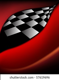 Race Flag Background design