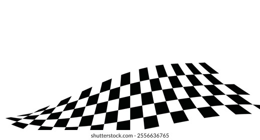 race flag background vector design