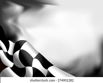 race flag  background vector illustration