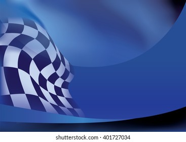 race flag  background vector illustration