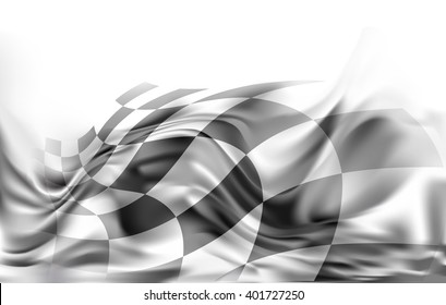 векторная иллюстрация фона гоночного флага