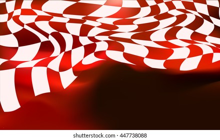 race flag background vector illustration