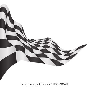 race flag background vector illustration