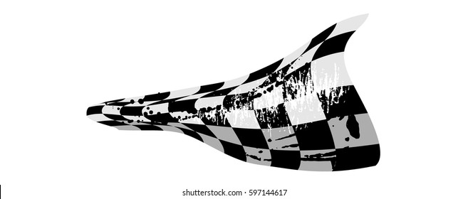race flag, checkered flag grunge background