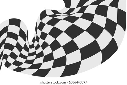 race flag checkered flag vector bakcground black and white squares racing design background wavy flag