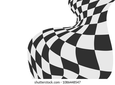 race flag checkered flag vector bakcground black and white squares racing design background wavy flag