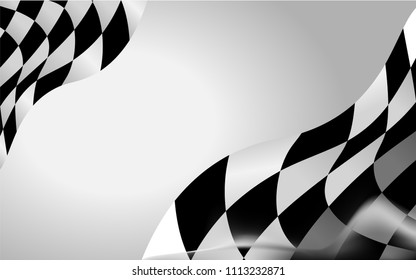 race flag checkered waving flag background