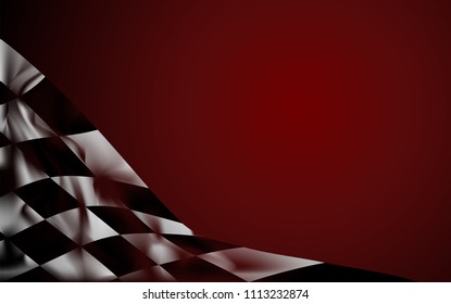 race flag checkered waving flag background