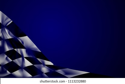 race flag checkered waving flag background