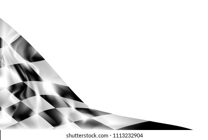 race flag checkered waving flag background