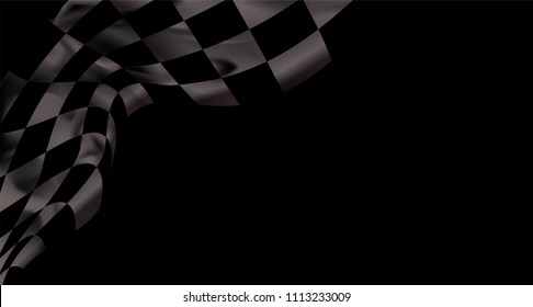 race flag checkered waving flag background