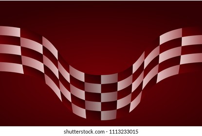 race flag checkered waving flag background