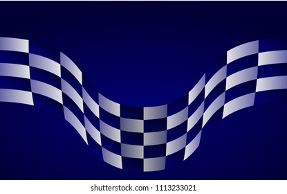race flag checkered waving flag background