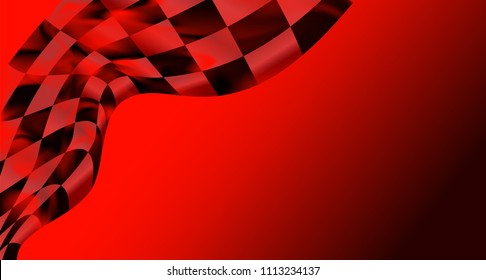race flag checkered waving flag background