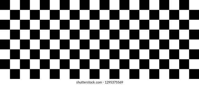 Race flag or chess board. Motorsport and autosport. Racing flags. Vector sport wave banner. Sport waves symbol. Checkered flag wave for texture. Squares, raster pattern. chessboard or checkerboard.