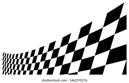 Race flag Design Background vector template illustration