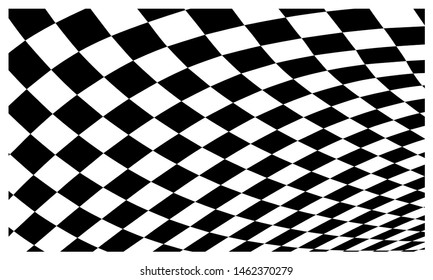 Design-Hintergrund-Vektorillustration für Race-Flag-Muster