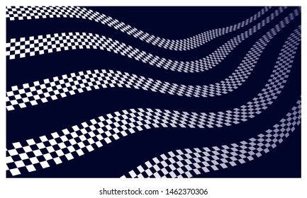 Race flag Design Background vector template illustration