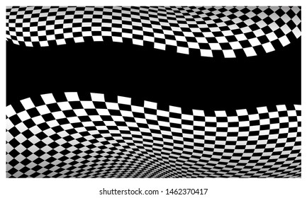 Race flag Design Background vector template illustration
