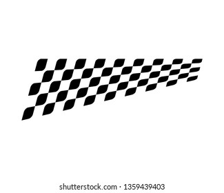 Race flag Design Concepts Icon. Speed Flag Simple Design Illustration Vector. Icon Symbol