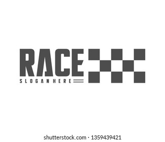 Race flag Design Concepts Icon. Speed Flag Simple Design Illustration Vector. Icon Symbol