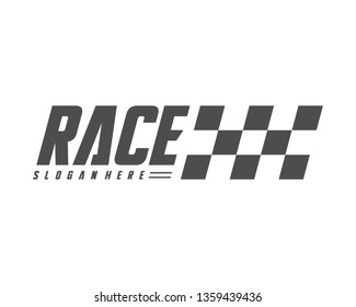 Race flag Design Concepts Icon. Speed Flag Simple Design Illustration Vector. Icon Symbol