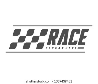 Race flag Design Concepts Icon. Speed Flag Simple Design Illustration Vector. Icon Symbol