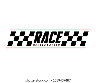 Race flag Design Concepts Icon. Speed Flag Simple Design Illustration Vector. Icon Symbol