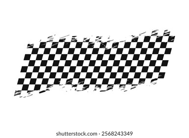 Race flag Design Concepts Icon. Speed Flag Simple Design Illustration Vector.  1
