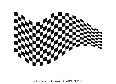 Race flag Design Concepts Icon. Speed Flag Simple Design Illustration Vector.  6