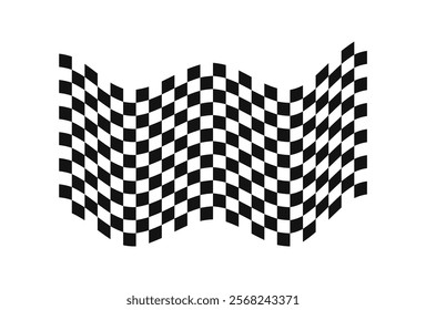 Race flag Design Concepts Icon. Speed Flag Simple Design Illustration Vector.  3