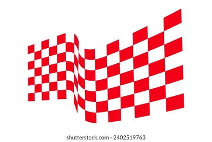 Vektorgrafik des Race Flag Design