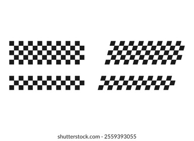 Race Flag Design Vector Illustration template