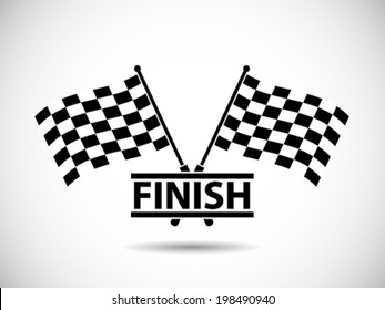 Race Flag Finish