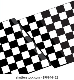 race flag flat design