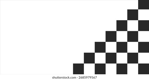 Rennflagge farbiger Hintergrund, Autorallye oder Motocross-Finish Flagge mit Vektorchecker-Muster. Grunge Rennfahne für Autorennsport oder Fahrrad Speedway, Motorsport