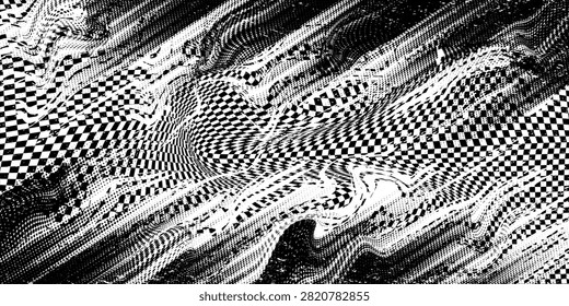 race flag grunge background, car rally or motocross finish flag with vector checker pattern. grunge race flag for car racing sport or bike speedway, motorsport