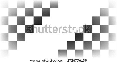 Race flag grunge background, car rally or motocross finish flag with vector checker pattern. Grunge race flag for car racing sport or bike speedway, motorsport