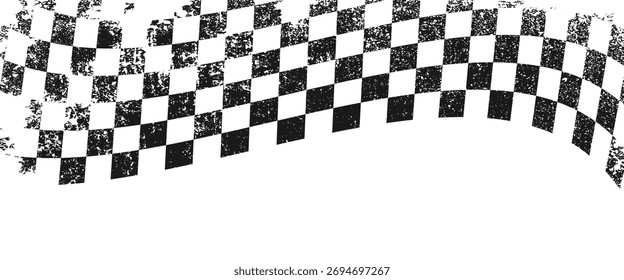 Fondo transparente de diseño de Vector grunge de la bandera de la raza. Ilustración vectorial de indicador de velocidad aislada