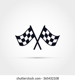 Race flag icon