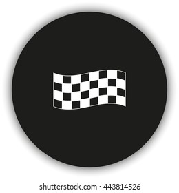 Race flag icon.