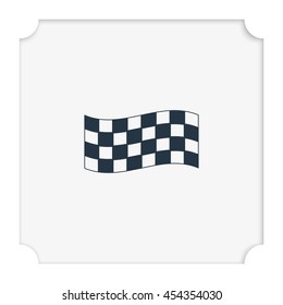 Race flag icon.