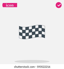 Race flag icon.