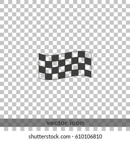 Race flag icon.