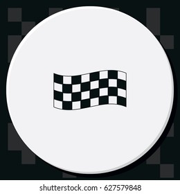 Race flag icon.