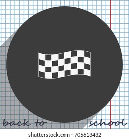 Race flag icon.