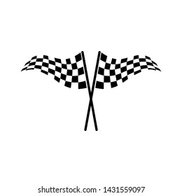 Race flag icon dseign template