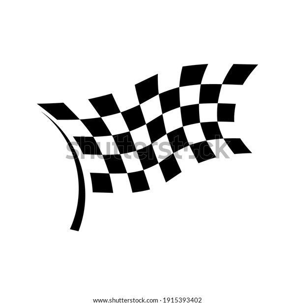 Race flag icon logo design vector. Icon\
Symbol. Template Illustration. Creative\
design