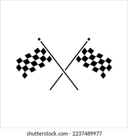 Race Flag icon. sign for mobile concept and web design. vector illustration